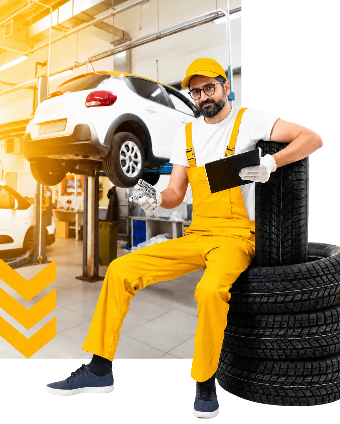 Exppress Car Wash technician performing precision paint care
